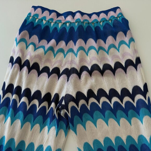 Alexis Blue and White Wide Leg Pants - Picture 10 of 11